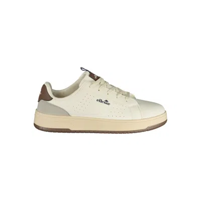 Ellesse Perforated Logo-patch Sneakers In Neutral