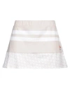 Ellesse Woman Mini Skirt Beige Size S Polyester, Elastane