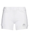 Ellesse Woman Shorts & Bermuda Shorts White Size L Polyester, Elastane In White