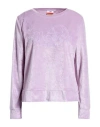 Ellesse Woman Sweatshirt Lilac Size S Polyester In Purple