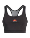 Ellesse Woman Top Black Size L Polyester, Elastane In Black