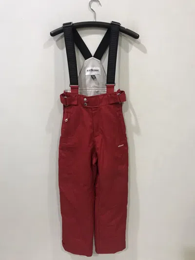 Pre-owned Ellesse X Goldwin Vintage Ellesse By Goldwin Ski Pant In Red