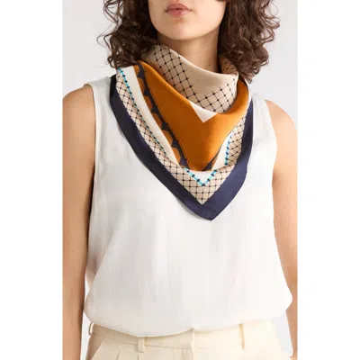 Ellian Graphic Square Scarf In Multi