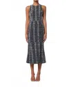 Elliatt Ada Midi Dress In Gray Multi In Multi