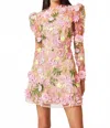 Elliatt Aella A-line Mini Dress In Pink In Neutral