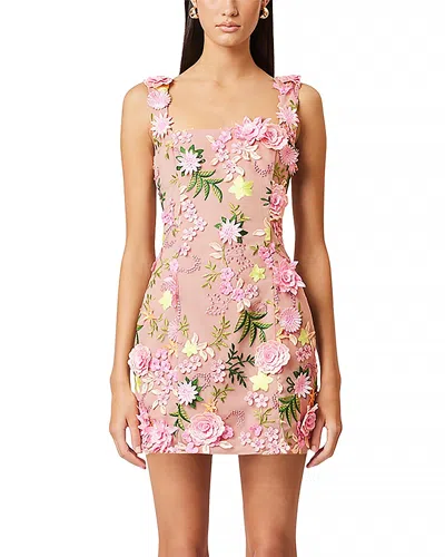 Elliatt Aella Mini Dress In Pink Multi