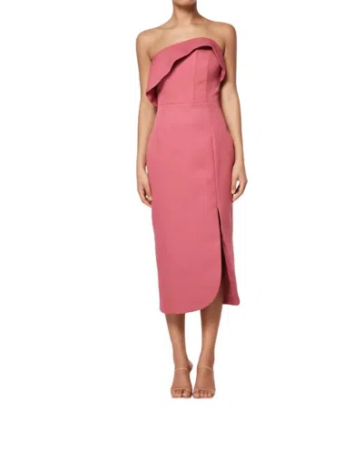 Elliatt Agatha Dress In Berry In Pink