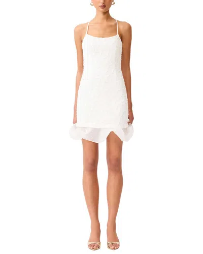 Elliatt Alexandra Strap Mini Dress In White