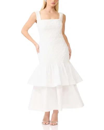 Elliatt Alexandra Tiered Gown In White