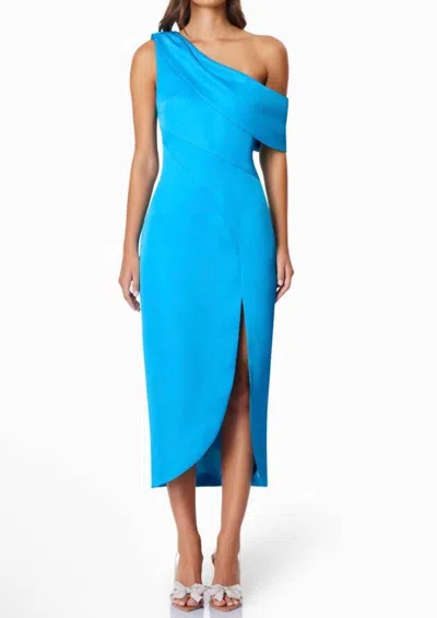 Elliatt Alice Cocktail Dress In Aqua In Blue