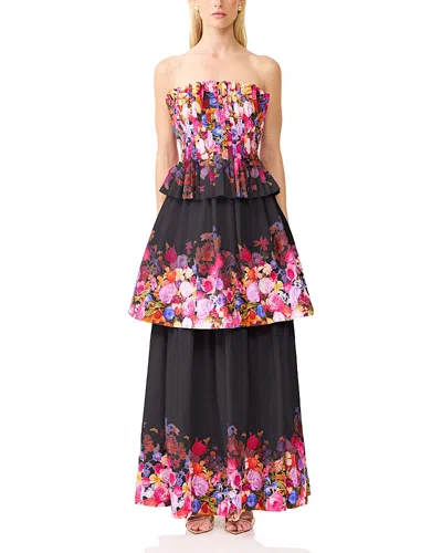 Elliatt Alice Tiered Gown In Black