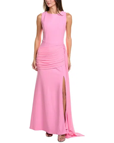 Elliatt Amelina Sash Gown In Pink