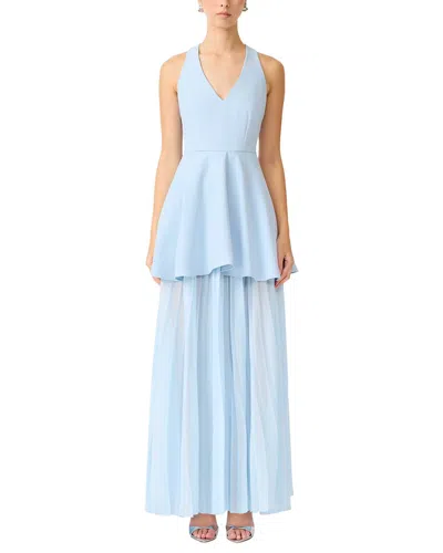 Elliatt Anaya V-neck Maxi Dress In Blue