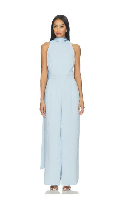 Elliatt Anaya Wide Leg Jumpsuit In Blue