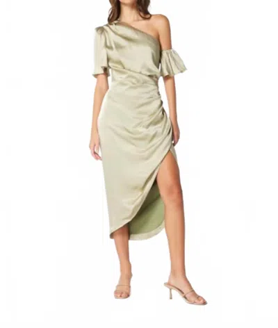 Elliatt Angela Midi Dress In Sage In Green