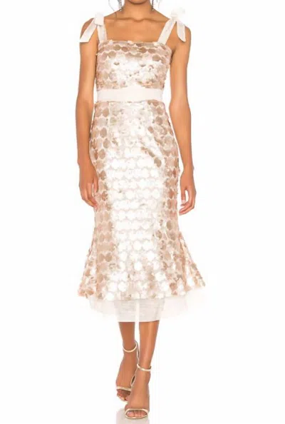 Elliatt Angelina Dress In Copper In Multi