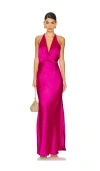 Elliatt Aria Maxi Dress In Fuchsia