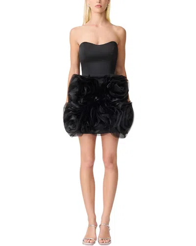 Elliat T Asher Flower Mini Dress In Black