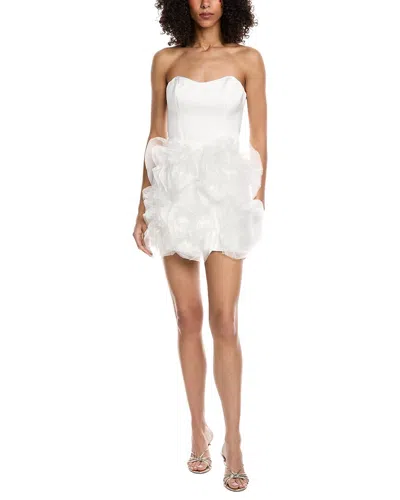 Elliat T Asher Flower Mini Dress In White