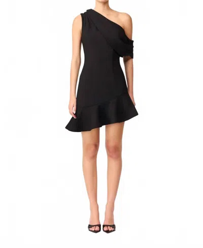 Elliatt Ava Asymmetrical Dress In Black