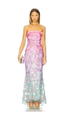 Elliatt Bella Gown In Pink,lavender