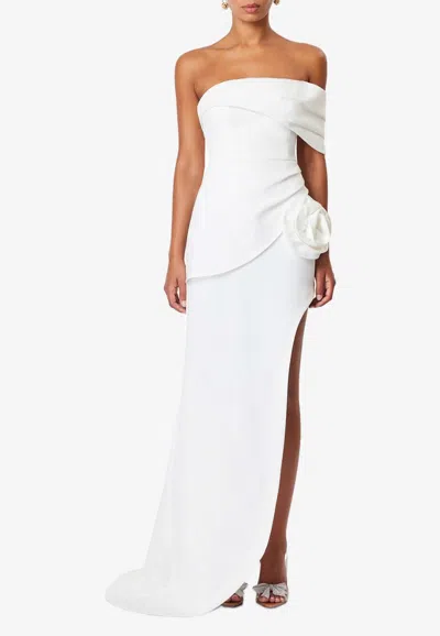 Elliatt Bethany Off-shoulder Maxi Dress In White