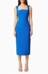 Elliatt Birch Corset Cocktail Dress In Cobalt Blue In Cobalt