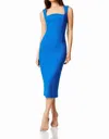 Elliatt Birch Corset Cocktail Dress In Cobalt Blue In Blue