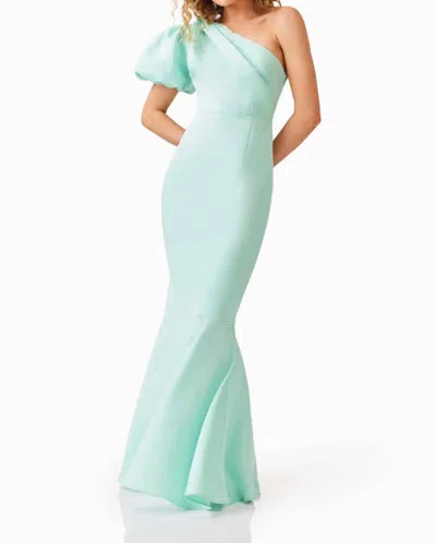 Elliatt Blake One Shoulder Dress In Beachglass In Blue