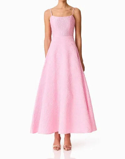 Elliatt Briallen Jacquard Sleeveless Maxi Dress In Pink