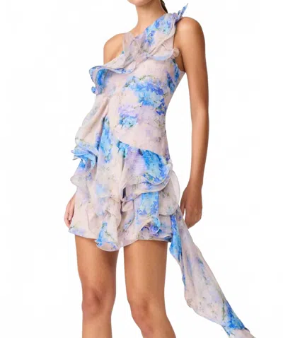 Elliatt Briony Mini Dress In Multicolor In Blue