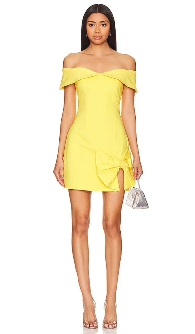 Elliatt Cadence Dress In Yellow
