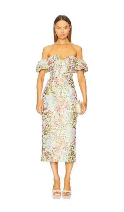 Elliatt Calaantha Midi Dress In Multi