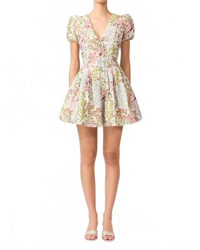 ELLIATT CALAANTHA PUFF SLEEVE MINI DRESS IN FLORAL