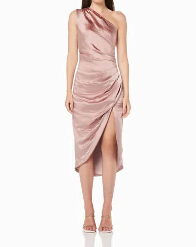 Elliatt Cassini Midi Dress In Dusty Pink