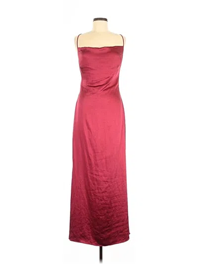 Pre-owned Elliatt Casual Dress In Burgundy