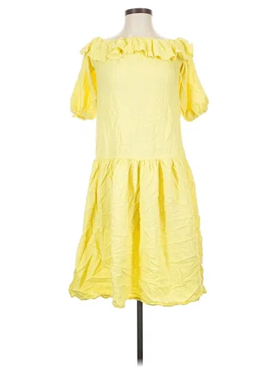 Pre-owned Elliatt Casual Dress In Yellow