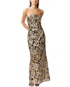 Elliatt Celeste Gown In Multi