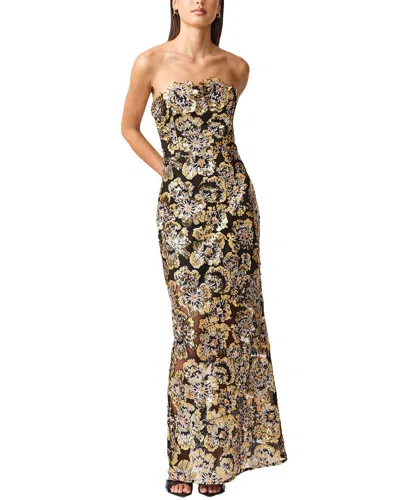 Elliatt Celeste Gown In Brown