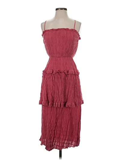 Pre-owned Elliatt Cocktail Dress In Burgundy
