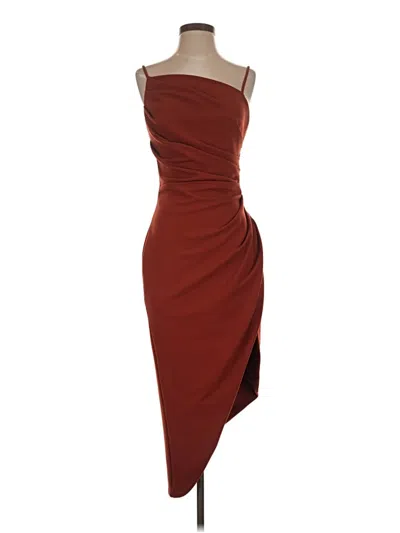 Pre-owned Elliatt Cocktail Dress In Burgundy