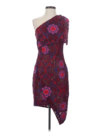 Pre-owned Elliatt Cocktail Dress In Burgundy
