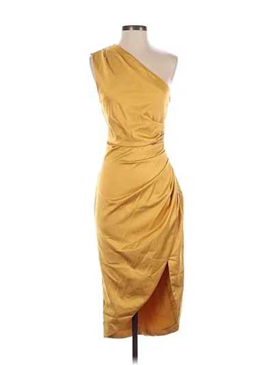 Pre-owned Elliatt Cocktail Dress In Gold