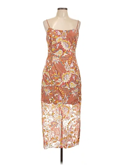 Pre-owned Elliatt Cocktail Dress In Orange