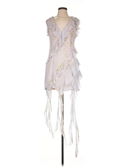 Pre-owned Elliatt Cocktail Dress In Silver