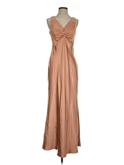 Pre-owned Elliatt Cocktail Dress In Tan