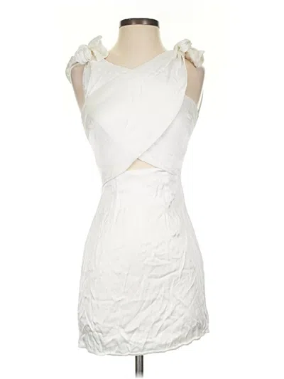 Pre-owned Elliatt Cocktail Dress In White