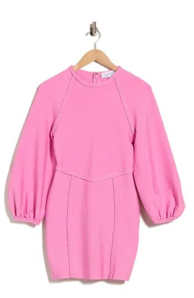 Elliatt Coralene Long Sleeve Minidress In Pink