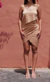 Elliatt Cordelia Dress In Champagne In White