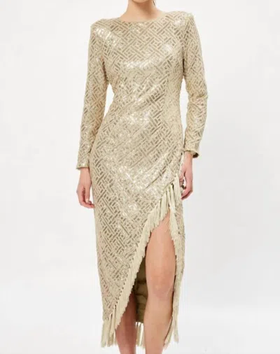 Elliatt Cordia Dress In Khaki In Green